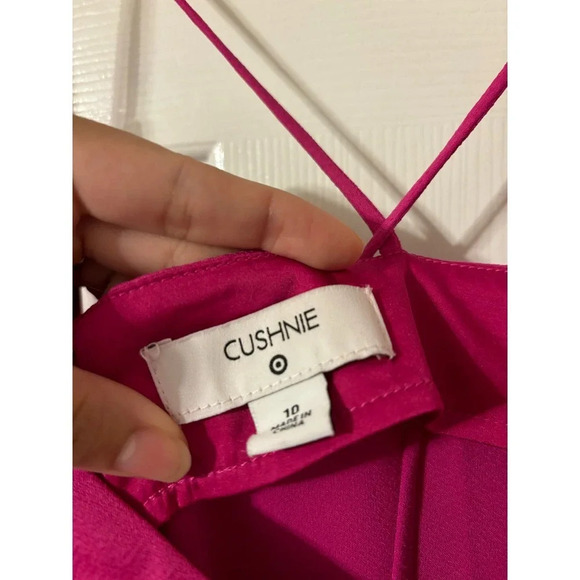 Cushnie Target pink twist front midi dress sz 10 - Picture 5 of 10